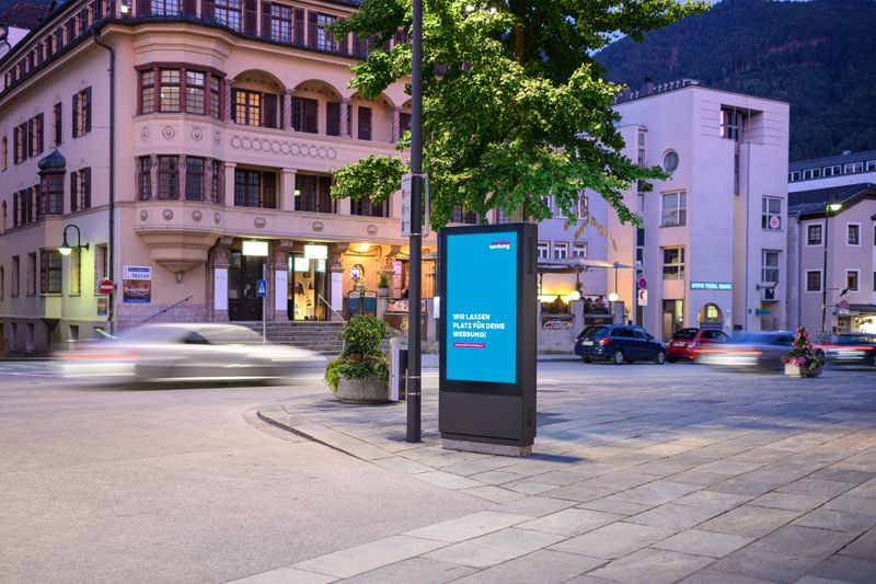 Outdoorstele Oberer Stadtplatz Kufstein