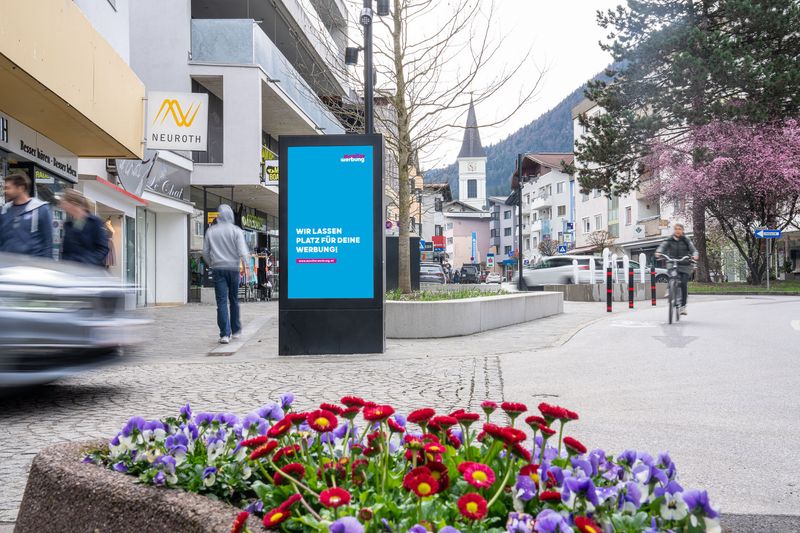 Outdoorstele Bahnhofstraße Wörgl NORD