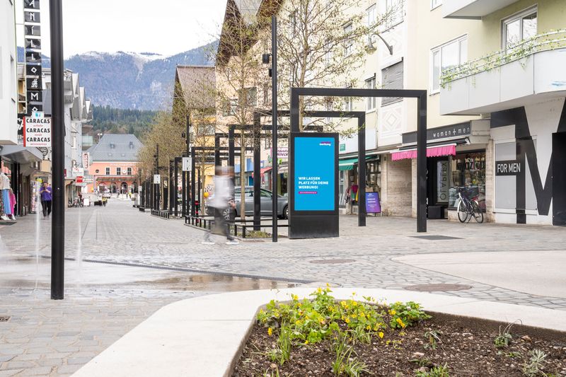 Outdoorstele Bahnhofstraße Wörgl - Citycenter