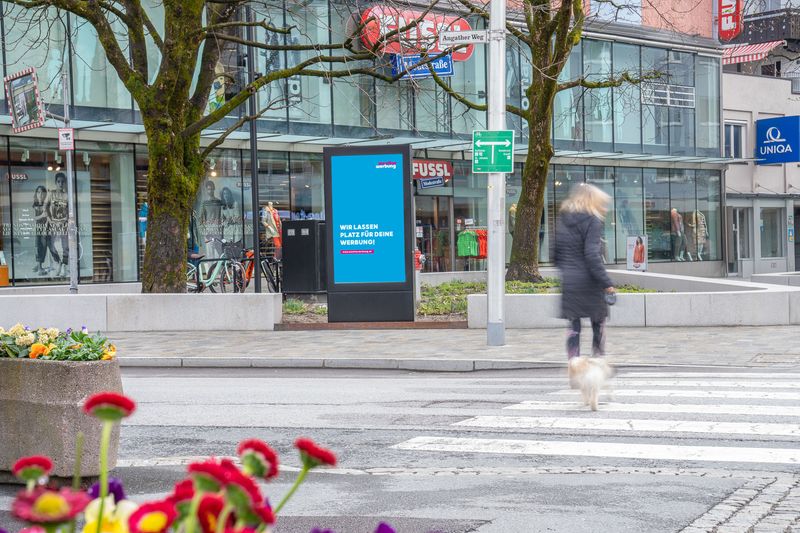 Outdoorstele Bahnhofstraße Wörgl SÜD