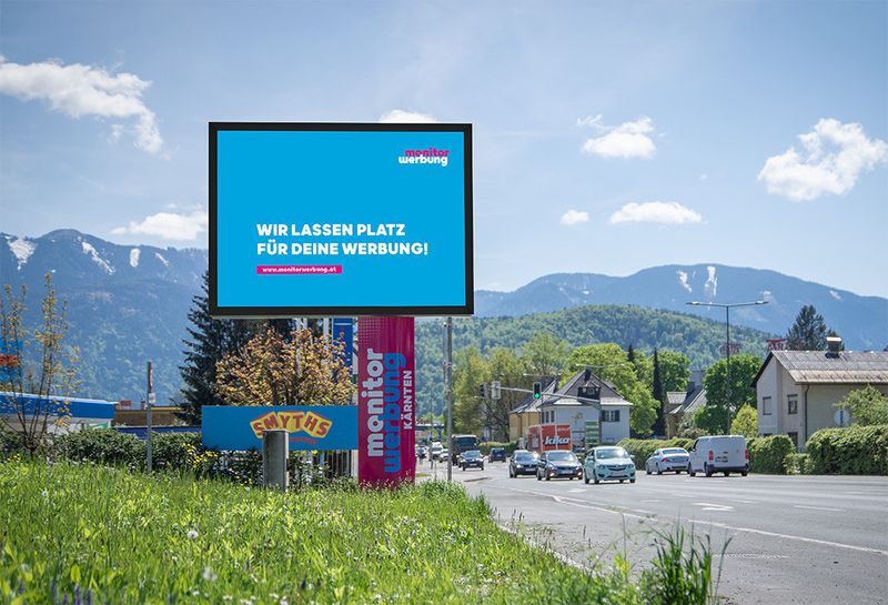 LED Wall 42 Villach Ossiacherzeile Richtung Atrio